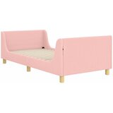 Krevet za djecu s uzglavljem Ružičasta 90 x 200 cm Bouclé | Eponuda.ba