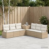  Set sofe 7 kom. Bež i krem bijela 120 x 62 x 69 cm | Shoptok.si