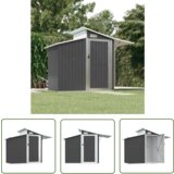 The Living Store Vrtna lopa antracitna 270x130x208,5 cm pocinkano jeklo - Vrtna Lopa, (21745143) Cene
