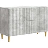  Kreveta Betonska siva 89 x 34 5 x 60 cm Konstruirano drvo - Betonska siva | shoptok.hr