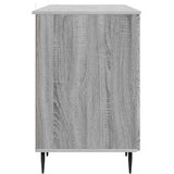  Stol s policom Siva sonoma 142 5 x 50 x 75 cm Konstruirano drvo - Siva sonoma | shoptok.hr