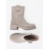 Shelvt Comfortable gray ankle boots on a massive sole | shoptok.hr