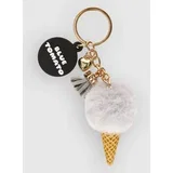 Ice Cream Bag Charm grey