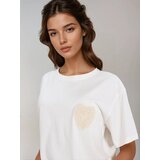 Sinsay Majica s čipkastim ukrasom | shoptok.hr