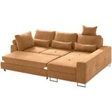 Hom`in SEDEŽNA GARNITURA, gladka tkanina oranžna | Shoptok.si