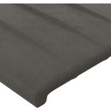  Posteljni okvir z vzglavjem temno siv 90x200 cm žamet, (20788524) | Shoptok.si