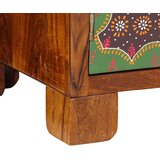vidaXL Bivak Multicolor 90x35x60 Masivni les Akacija | Shoptok.si
