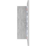 vidaXL LED kopalniška omarica z ogledalom betonsko siva 40x12x45 cm | Shoptok.si