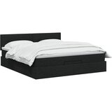  Podesivi krevet s madracem Crna 160 x 200 cm Tkanina | shoptok.hr