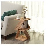 Hanah home Pomoćni stolić Albeni, 29,6x54,2x29,6 cm, Boja oraha | Eponuda.ba