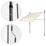 MULTIGARDEN tenda za terasu i balkon sa podešavanjem visine 2x1.2m beige multigarden AW-016 2X1.2 b Cene