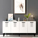 Hanah home asimo - white white console Cene
