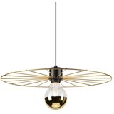  Visilica na sajli MONTANA 1xE27/15W/230V prečnik 45 cm zlatna/crna | Eponuda.com