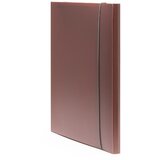  Fascikl s gumicom B4 Holos, polipropilen, dimenzija 35x25 cm, smeđi Slike