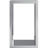  Stalak za drva za ogrjev 60x40x100 cm od pocinčanog čelika | shoptok.hr