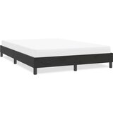 vidaXL posteljni okvir brez vzmetnice črna 140x210 cm žamet | Shoptok.si