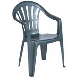 Green Bay baštenska plastična stolica kona - zelena Cene