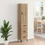  Highboard Umjetnički hrast 34,5 x 34 x 180 cm Konstruirano drvo | shoptok.hr