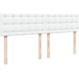  s oprugama i madracem bijeli 180x200 cm umjetna koža | shoptok.hr