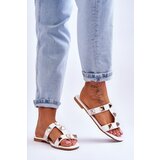 Boto Women's Slippers With Large Studs White Mercure | Eponuda.ba