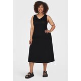 Only Carmakoma Obleka CARMay Calf Vneck | Shoptok.si