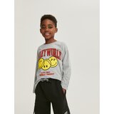 Reserved - Predimenzionirana majica dugih rukava SmileyWorld® - light grey | shoptok.hr