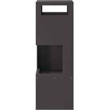  Kamin Crna 35 x 35 x 100 cm Čelik otporan na vremenske uvjete | shoptok.hr