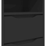  Noćni ormarić Crna 40 x 30 x 467 cm Konstruirano drvo | shoptok.hr
