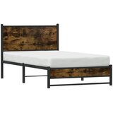  Metalni okvir kreveta bez madraca boja hrasta 107x203 cm | shoptok.hr