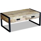  Kavna Mizica z 2 Predaloma Masiven Les Manga 100x60x40 cm | Shoptok.si
