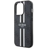  Originalna GUESS Hardcase GUHMP15LP4RPSK torbica za iPhone 15 Pro (Magsafe 4G Printed Stripes / crna) | shoptok.hr