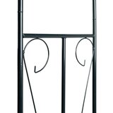  Vrtni luk tamnozeleni 120 x 38 x 258 cm željezni | shoptok.hr