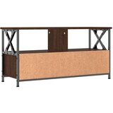 TV omarica rjavi hrast 90x33x45 cm inženirski les in železo, (20912801) | Shoptok.si