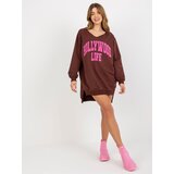 Vikki Sweatshirt-VI-BL-3102.01P-brown-pink | shoptok.hr