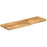 Stolna ploča 110x30x2,5 cm masivno drvo manga sa živim rubom | shoptok.hr