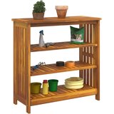  Vrtni ormar Prirodna 90 x 40 x 90cm Čvrsto drvo akacije | shoptok.hr