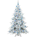 vidaXL Umjetno božićno drvce s nogom s 300 LED svjetlima 180 cm PVC | shoptok.hr