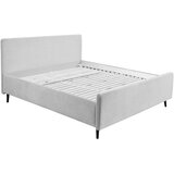 MID.YOU OBLAZINJENA POSTELJA 180 cm x 200 cm , tekstil, leseni material krem barve | Shoptok.si