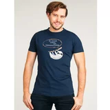 Yoclub Man's Cotton T-shirt PKK-0113F-A110 Navy Blue