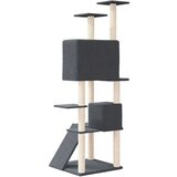  Penjalica za mačke sa stupovima za grebanje tamnosiva 153 cm | shoptok.hr