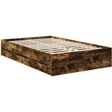  Okvir za krevet s ladicama Dimljeni hrast 120 x 190 cm - Dimljeni hrast 120 x 190 cm | shoptok.hr