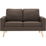  2-dijelni set sofa od tkanine smeđi | shoptok.hr