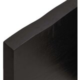 Stolna ploča tamnosmeđa 180x50x(2-4) cm obrađena hrastovina | shoptok.hr