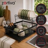  Zortiva ocjeđivač posuđa na dvije razine | shoptok.hr