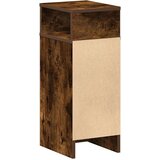 vidaXL Nočna omarica z predalom dimljeni hrast 25x31x66 cm | Shoptok.si