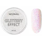 NeoNail Glittery Effect svjetlucavi prah za nokte nijansa No. 02 2 g