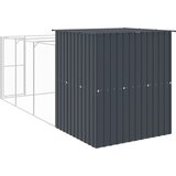  Kućica za pse s igralištem antracit 165 x 455 x 181 cm čelična | shoptok.hr
