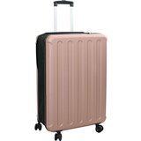 vidaXL Zložljiv kovček trda lupina 28'' roza zlati 50x30x76 cm ABS | Shoptok.si