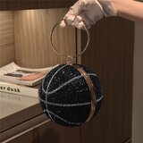 Venisymlis Primerna Za Rhinestone Košarkarska Večerna Torbica Ženska Poročna Torbica S Sklopko Denarnica Za Zabavo Ročna Torbica Verižica Torbica Za Ramo, (22070074) | Shoptok.si