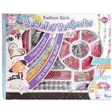 Magic Toys jewelry projects: diy velik set biserov z rdečimi barvami z 200+ biseri outlet | Shoptok.si